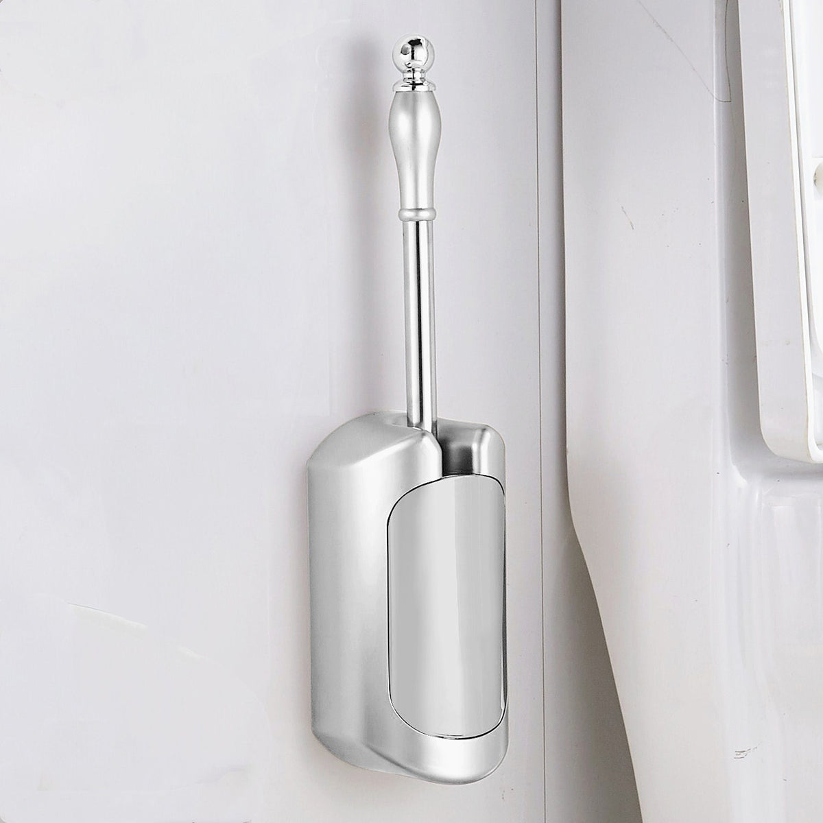 Wall-mounted toilet-free toilet brush set