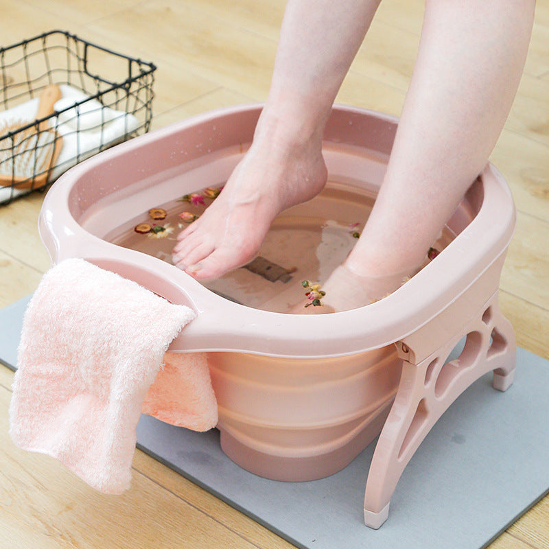 Foldable Foot Basin Plastic with Heat Preservation