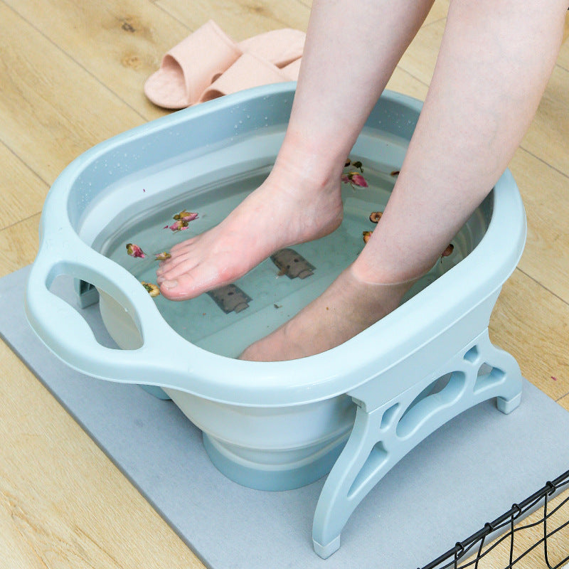 Foldable Foot Basin Plastic with Heat Preservation