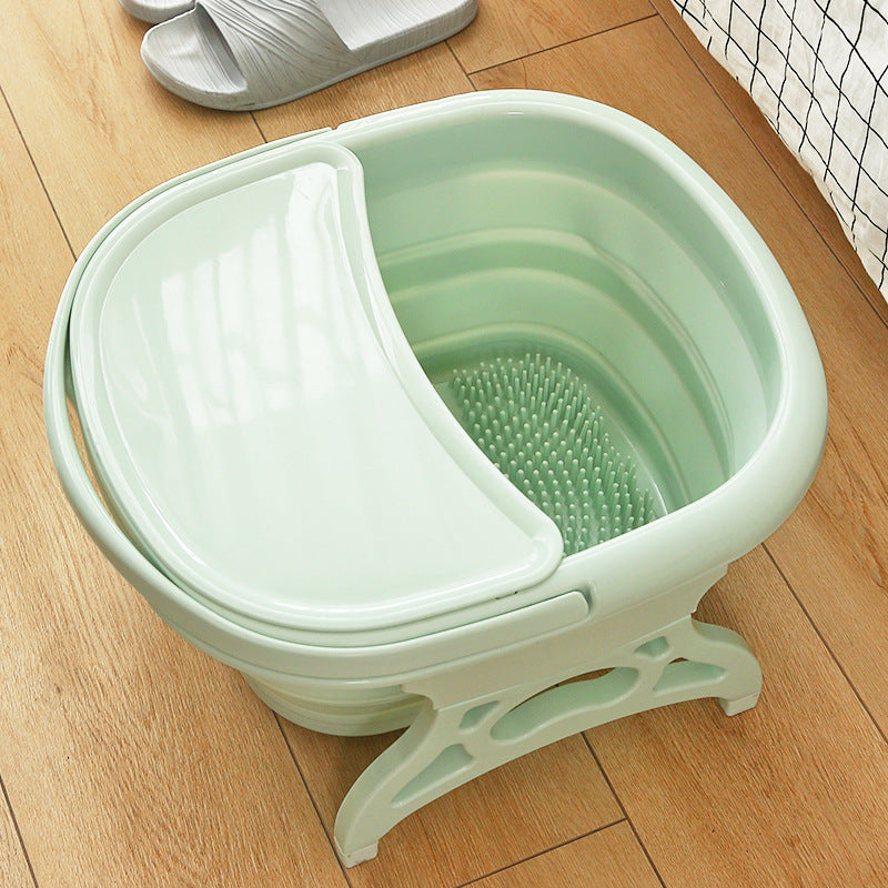 Foldable Foot Basin Plastic with Heat Preservation