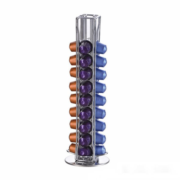 Rotatable coffee capsule holder, capsule coffee holder, Nespresso special capsule holder, 40 pieces