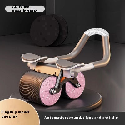 Flat Support Abdominal Wheel Automatic Rebound Roll Abdominal