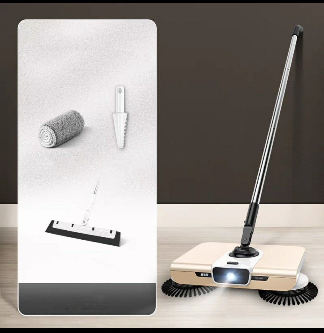 Broom set combination sweeper