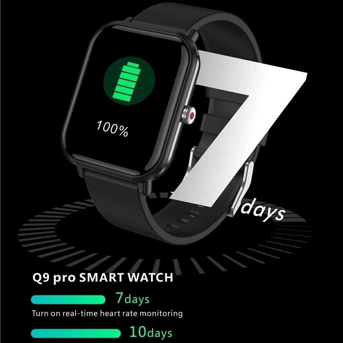 2024 Smart Watch for Men/Women Waterproof Smartwatch Bluetooth Iphone Samsung UK