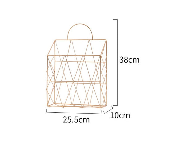 Decorative storage basket