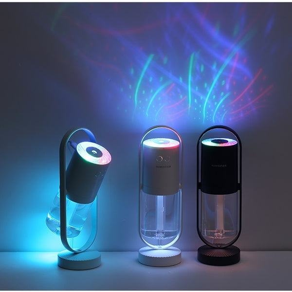 Magic Shadow USB Air Humidifier For Home With Projection Night Lights Ultrasonic Car Mist Maker Mini Office Air Purifier