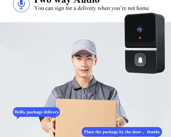 Wireless Doorbell Wifi Outdoor HD Camera Security Door Bell Night Vision Video Intercom Voice Change for Home Monitor Door Phone