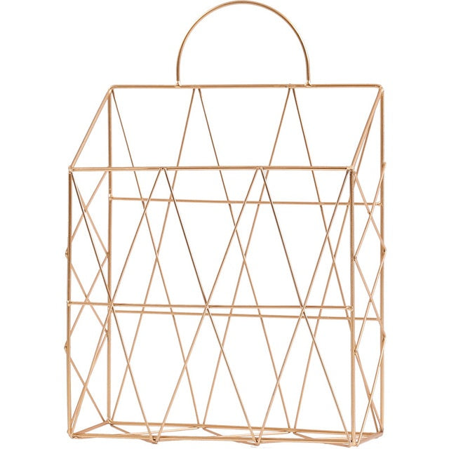 Decorative storage basket