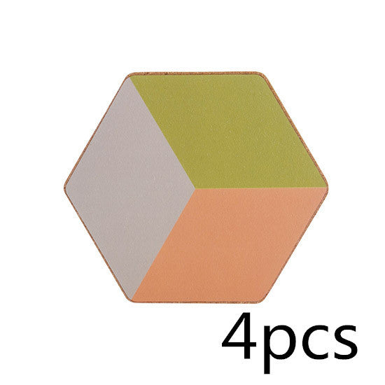 Geometric casserole insulation placemat