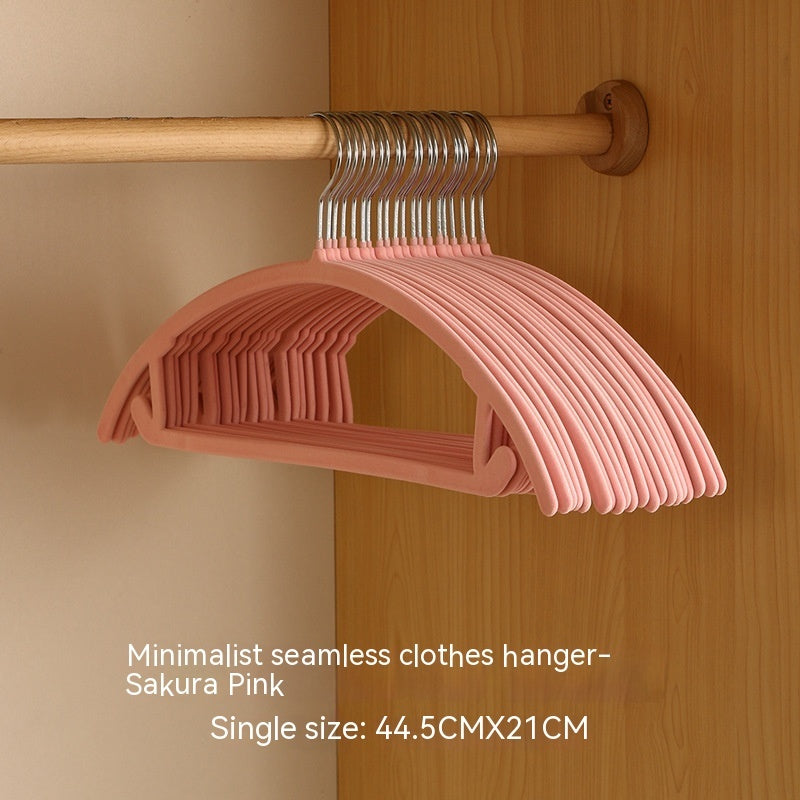 Plastic Hanger Flocking Hanger Non-slip