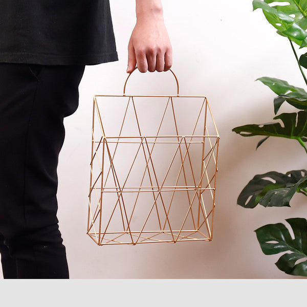 Decorative storage basket