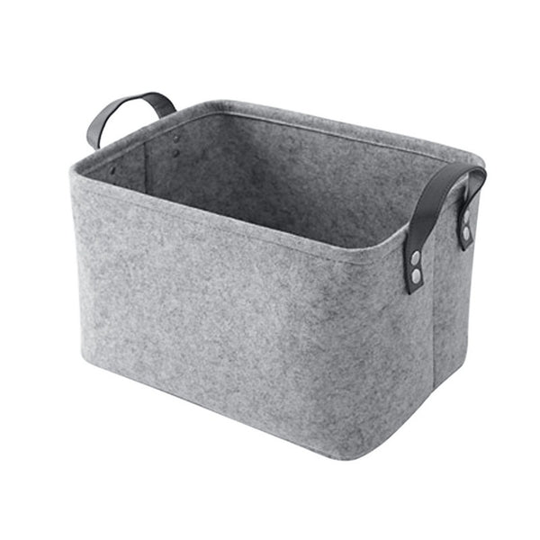 Felt storage basket