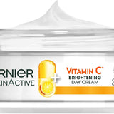 Vitamin C Brightening Day Cream 50Ml, Face Moisturiser to Nourish Skin, Smooth Lines & Boost Glow, with Vitamin C and Super Citrus for Radiant, Healthy Skin