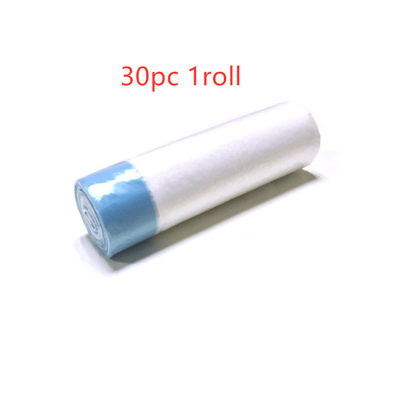 Kitchen thickened roll garbage bag portable disposable sorting plastic bag