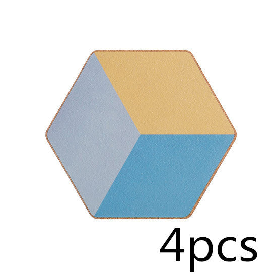 Geometric casserole insulation placemat