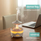 2023 Rain Cloud Humidifier Water Drip with Remote Raindrop Humidifier Rain Cloud Diffuser Mushroon Air Humidifier with Rain Lamp