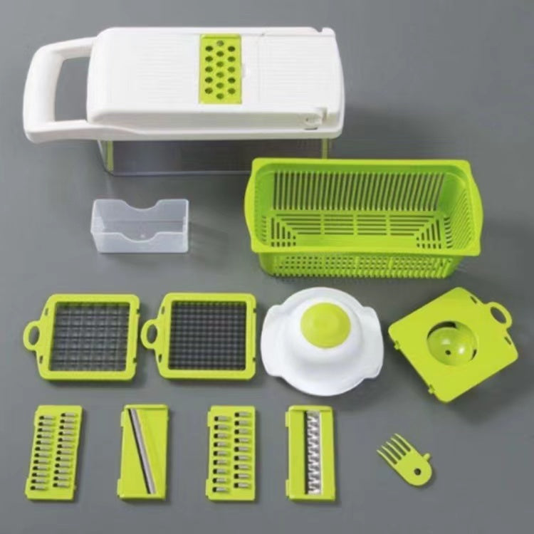 12-in-1 Manual Vegetable Chopper: Kitchen Gadgets, Food Chopper, Onion Cutter, and Vegetable Slicer