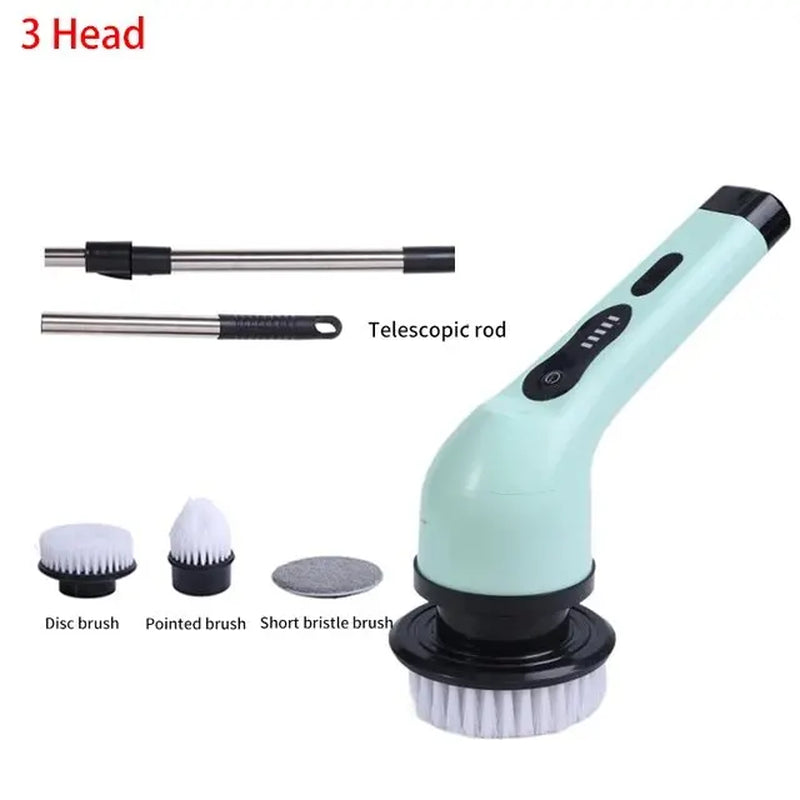 Wireless Electric Cleaning Brush - Multifunctional Household Rotating Cleaning Machine