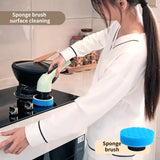 Wireless Electric Cleaning Brush - Multifunctional Household Rotating Cleaning Machine