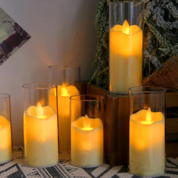 6Pcs Flameless LED Tealight Electric Candles for Events