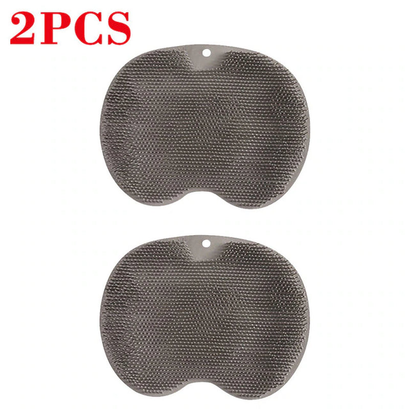 2 PCS All-in-1 Shower: Exfoliate, Massage, Cleanse Non-Slip Bath Mat 