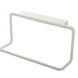 1Pcs Plastic Hanging Holder Multifunction Towel Rack Cupboard Cabinet Door Back Home Storage Organizer Kitchen Accessories