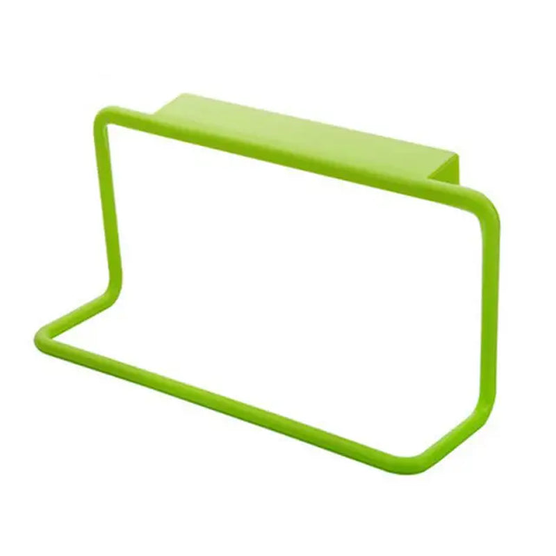 1Pcs Plastic Hanging Holder Multifunction Towel Rack Cupboard Cabinet Door Back Home Storage Organizer Kitchen Accessories