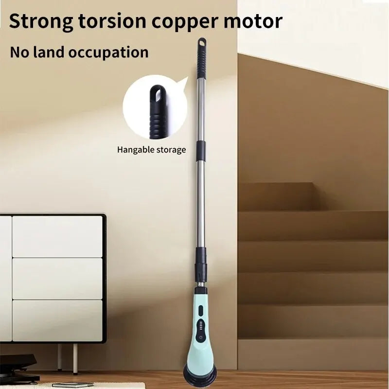 Wireless Electric Cleaning Brush - Multifunctional Household Rotating Cleaning Machine