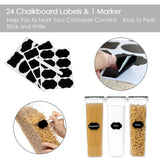 Compact Spaghetti and Cereal Dispenser Set - 2.8L Capacity, 4 Containers - Kitchen Storage Solution