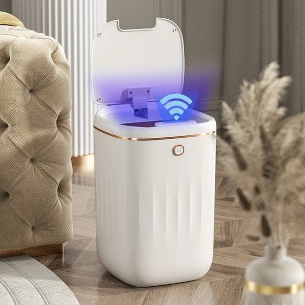 13L Touchless Smart Trash Can for Kitchen and Bathroom