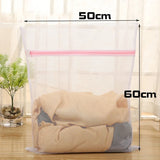 3 Size Fine and Coarse Net Zippered Laundry Wash Bags For Delicates Clothing