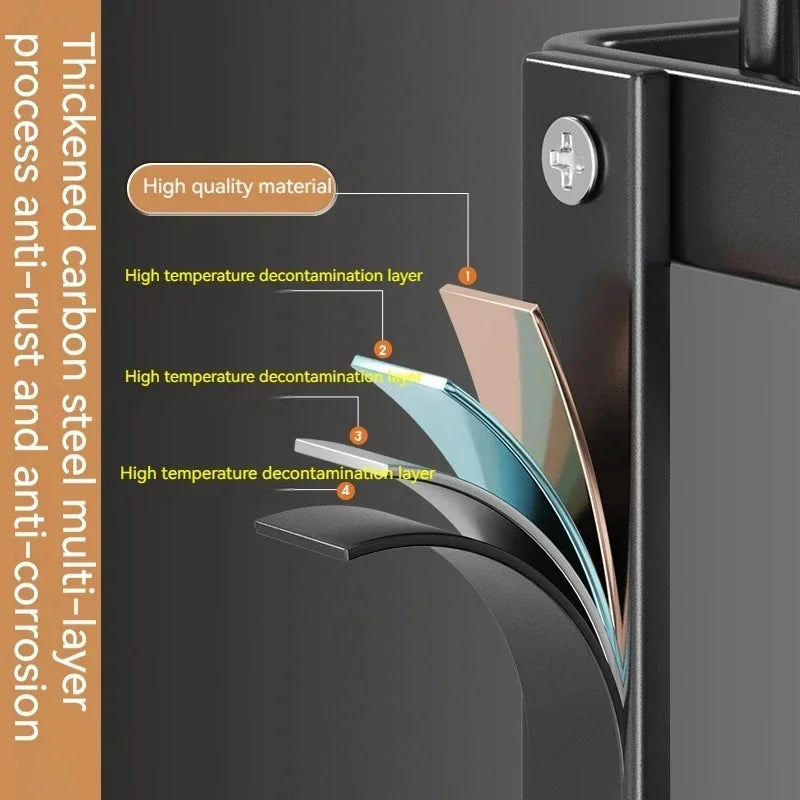  Dish Drying Rack with Storage for Bowls, Knives, and more