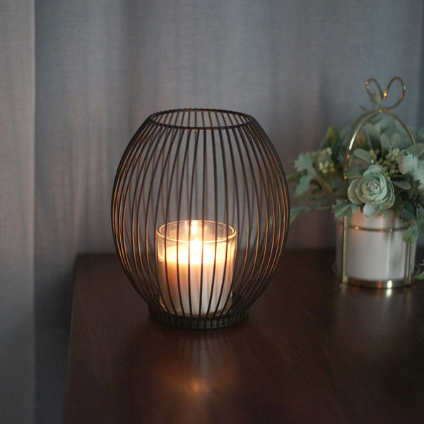 Geometric Birdcage Candlestick Lantern