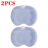 2 PCS All-in-1 Shower: Exfoliate, Massage, Cleanse Non-Slip Bath Mat 