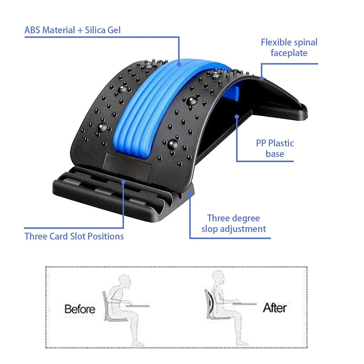 Back Stretcher for Lower Back Pain Relief