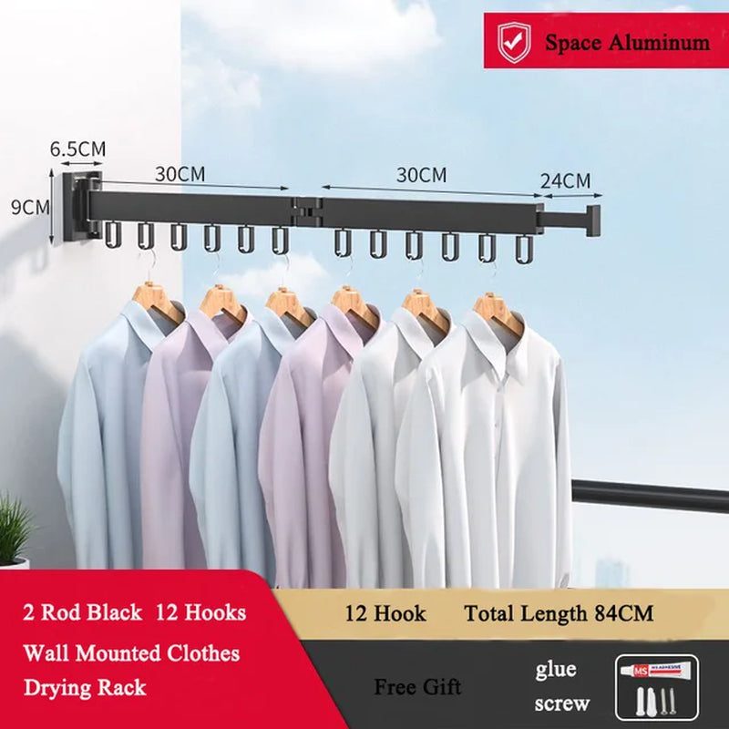 Retractable Folding Clothes Hanger