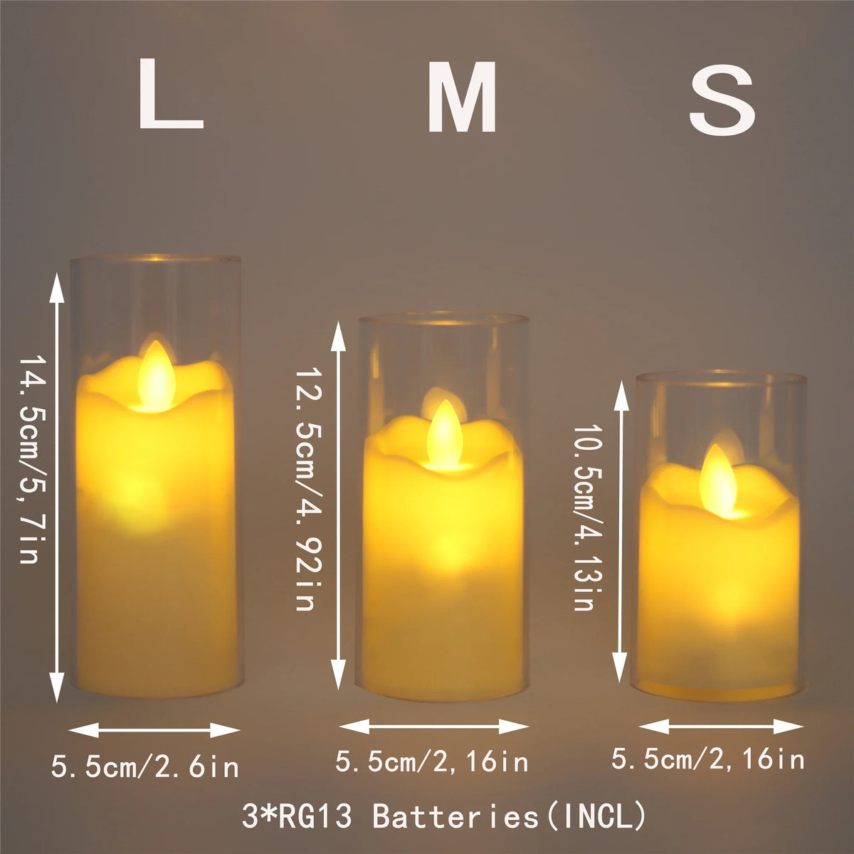 6Pcs Flameless LED Tealight Electric Candles for Events