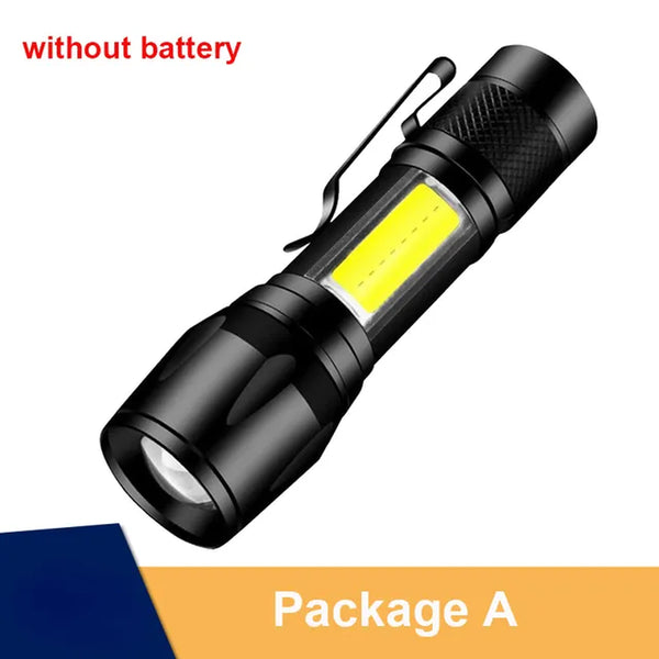 Powerful USB Rechargeable LED Flashlight