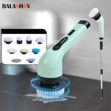 Wireless Electric Cleaning Brush - Multifunctional Household Rotating Cleaning Machine