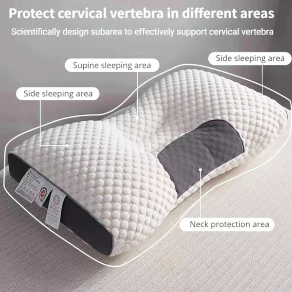 Orthopedic Reverse Traction Pillow Protects Cervical Vertebra