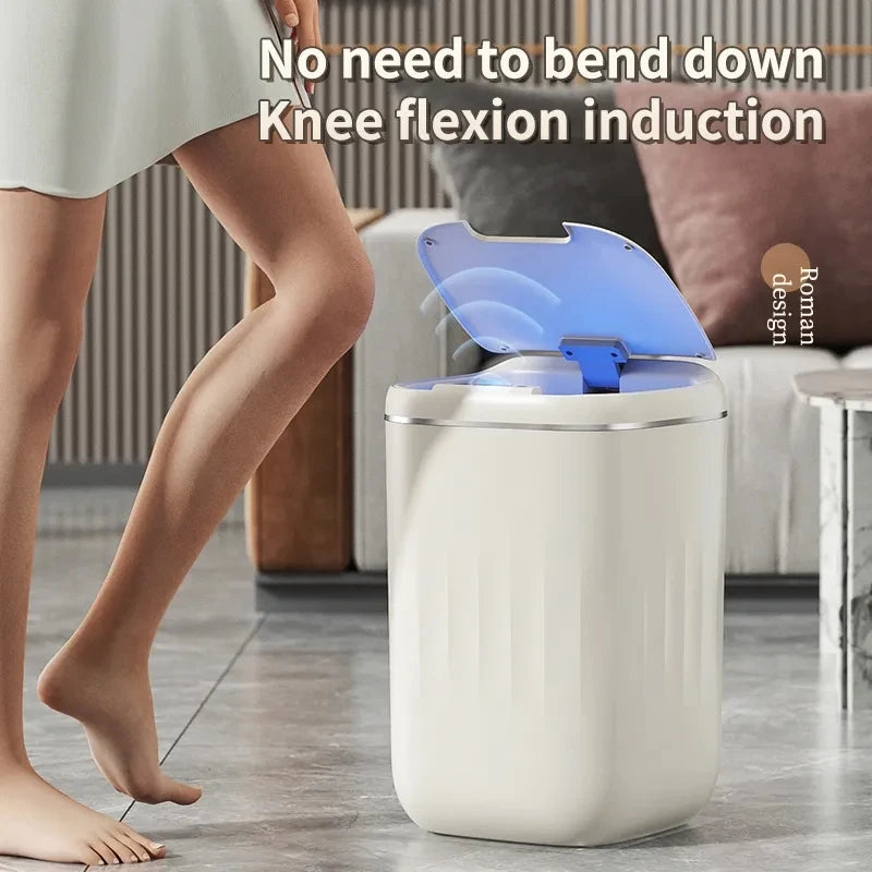 13L Touchless Smart Trash Can for Kitchen and Bathroom