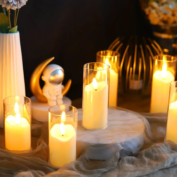 6Pcs Flameless LED Tealight Electric Candles for Events