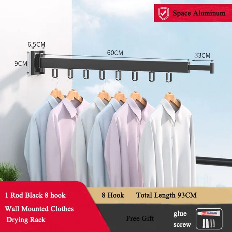 Retractable Folding Clothes Hanger