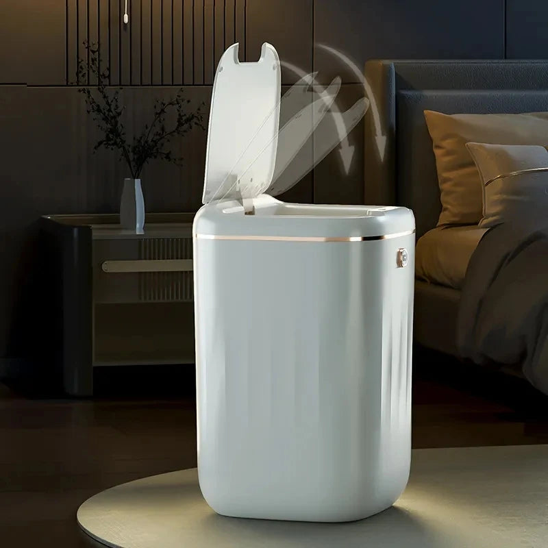 13L Touchless Smart Trash Can for Kitchen and Bathroom