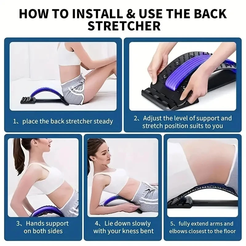 Back Stretcher for Lower Back Pain Relief