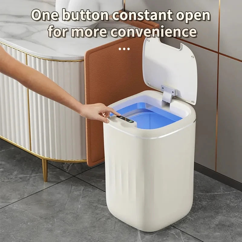 13L Touchless Smart Trash Can for Kitchen and Bathroom