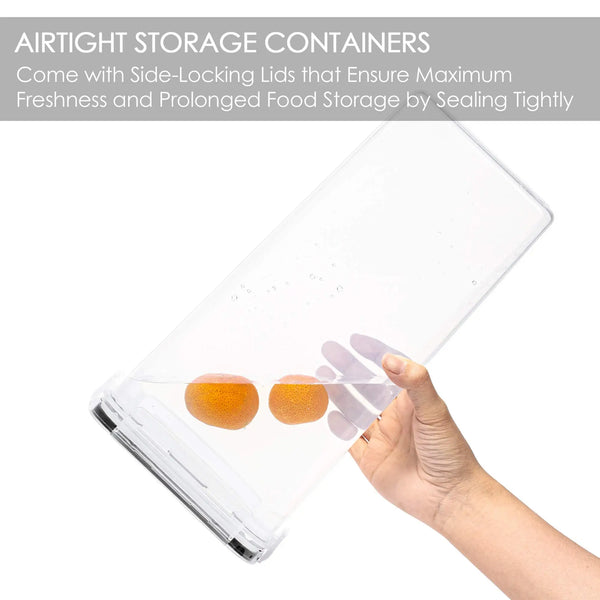 Compact Spaghetti and Cereal Dispenser Set - 2.8L Capacity, 4 Containers - Kitchen Storage Solution